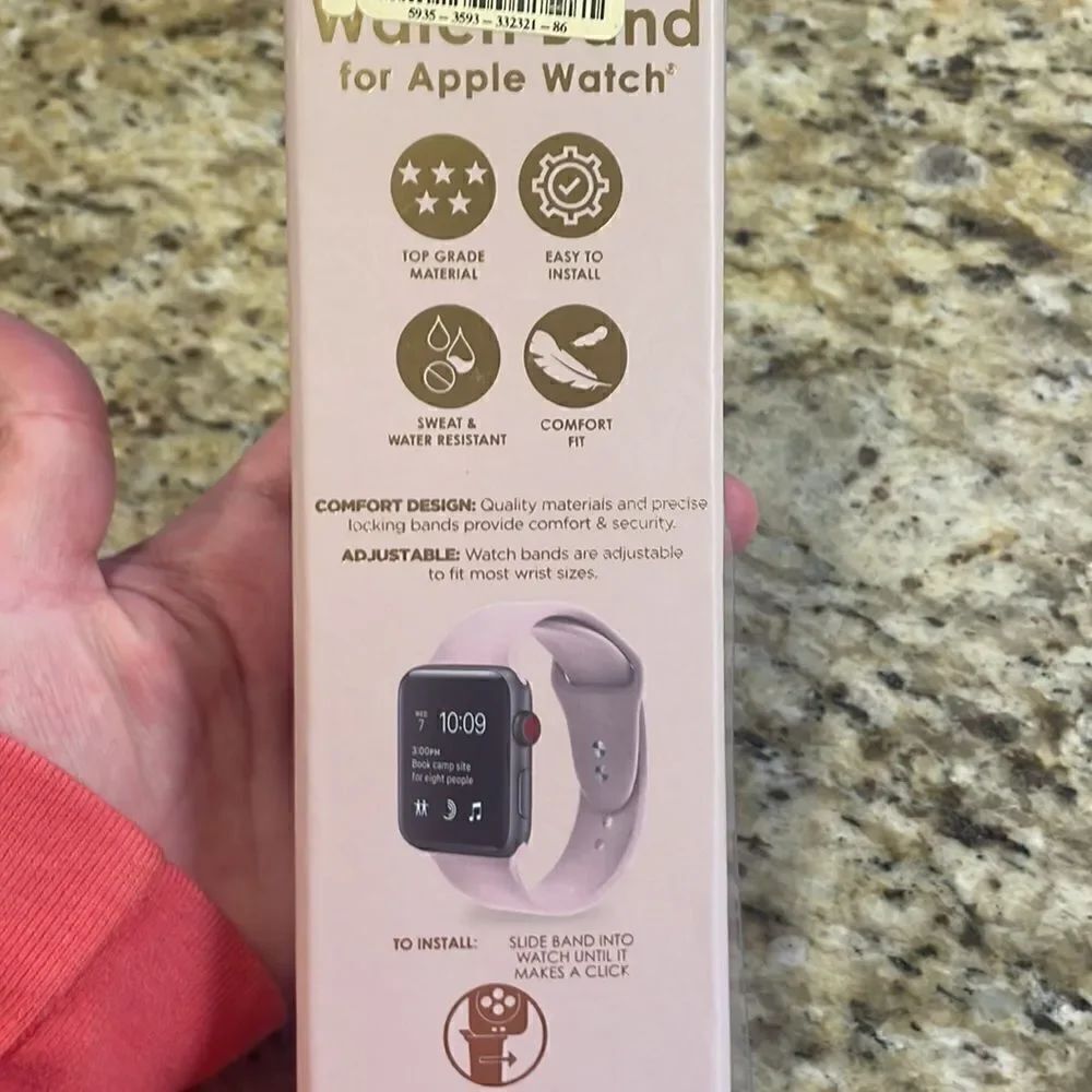 Apple I watch wrist band replacement fits 42, 44 and 45mm - Picture 8 of 10